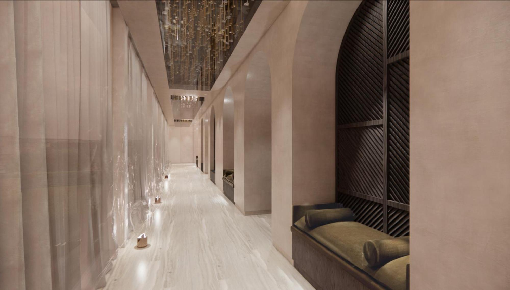 Abesq Doha Hotel And Residences, An Ihg Hotel Esterno foto The interior of the hotel