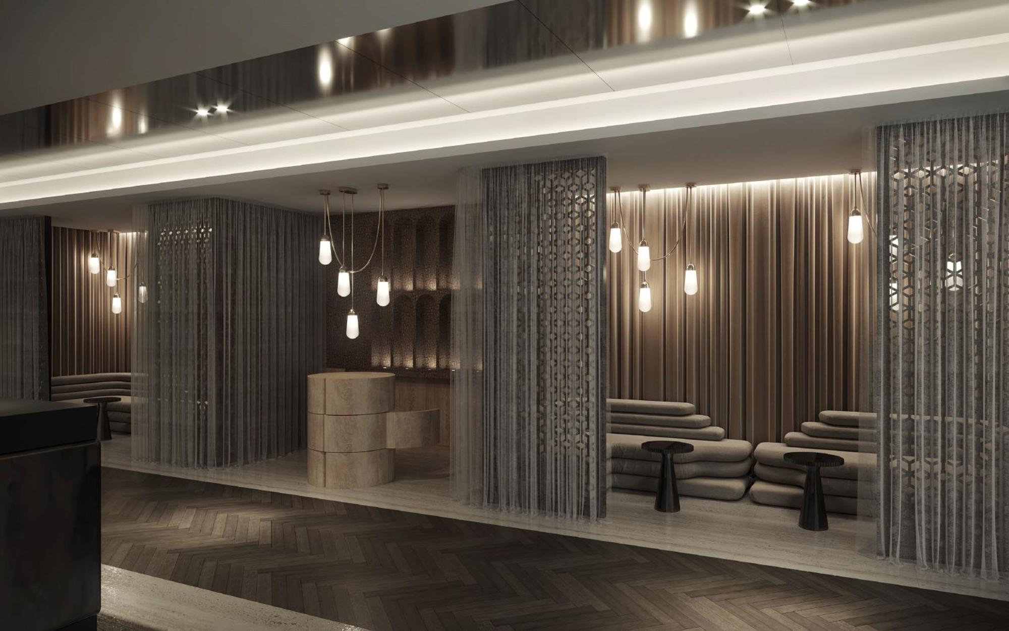 Abesq Doha Hotel And Residences, An Ihg Hotel Esterno foto The interior of the lounge